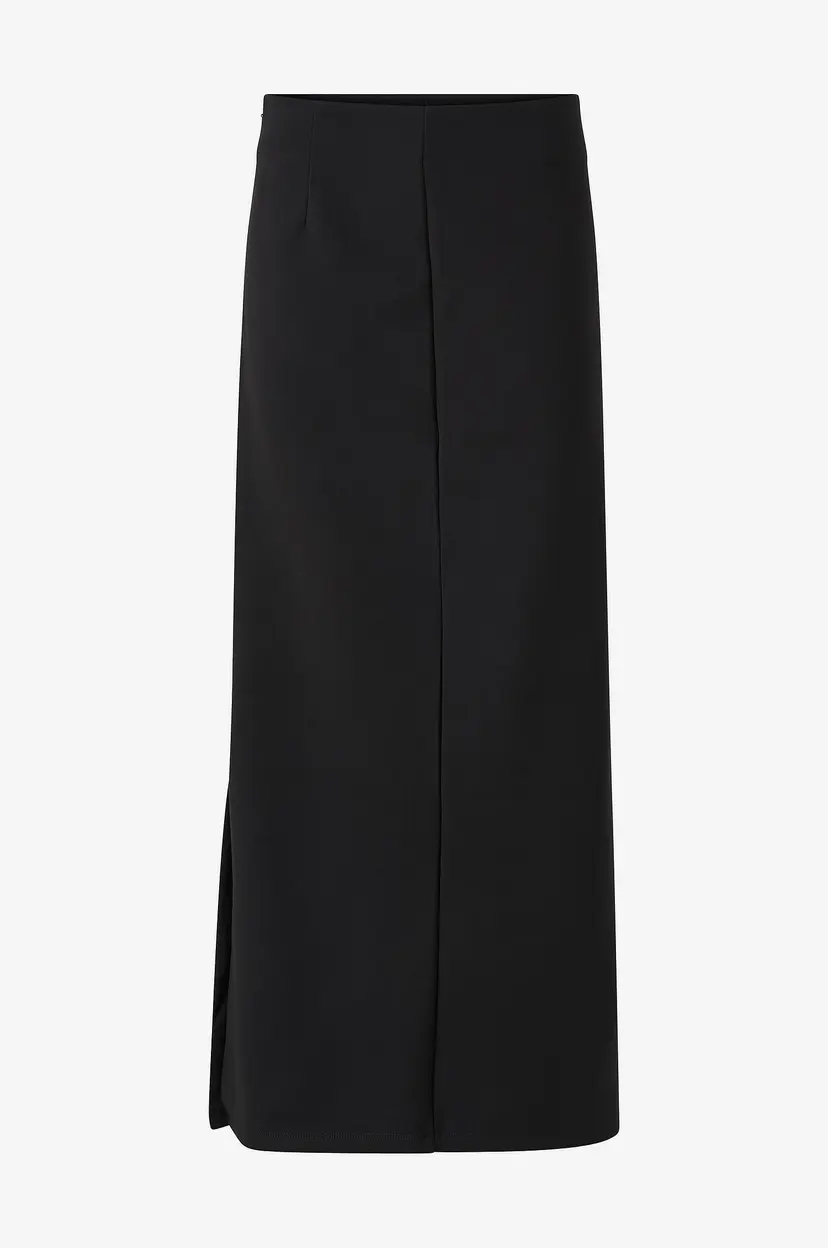 Selected Women Maxi skjørt slfKara HW Column Maxi Skirt - Svart