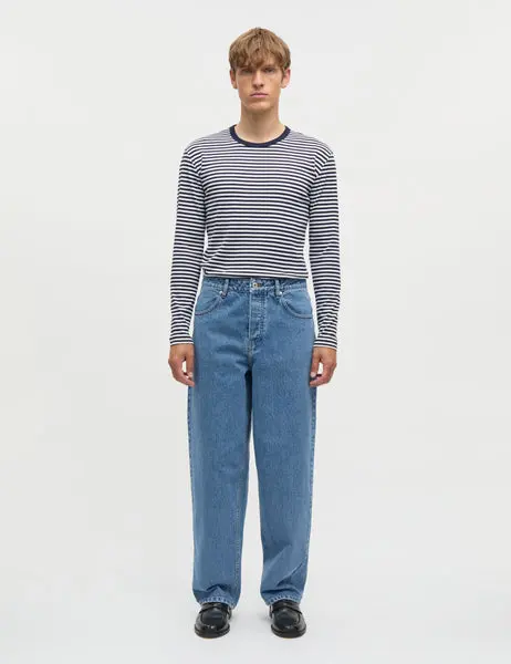 MADS NØRGAARD Duo Rib Tobias Tee LS