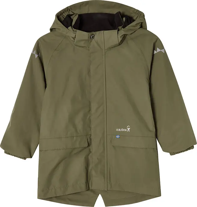 Isbjörn Of Sweden Isbjörn of Sweden Kids' Cyclone Hardshell Parka Moss