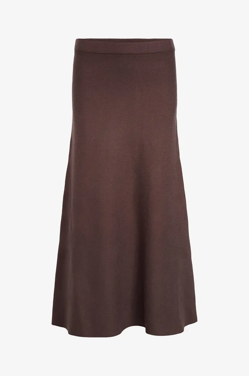 Object Collectors Item Skjørt objReynard HW Long Skater Skirt E A - Brun