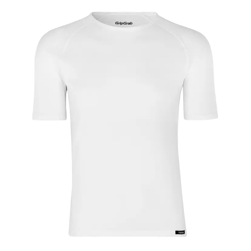 GripGrab Gripgrab Men's Ride Thermal Short Sleeve Base White