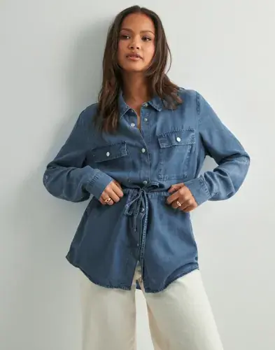ONLY Only - Hvit - Onlcharis Life 4/5 Fem Carg Jacke C