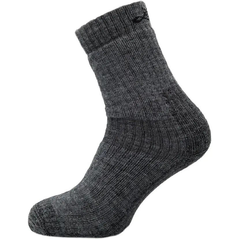 Lundhags Lundhags Wool Terry Trekking Sock Mid Dark Grey Melange
