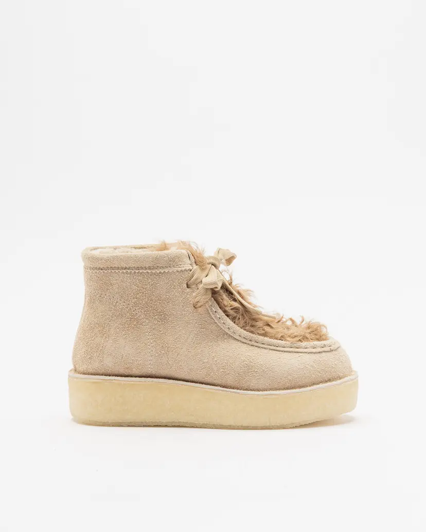 Nan-Ku Couture Nan-Ku Couture EFK-01 Beige Ankle Boots