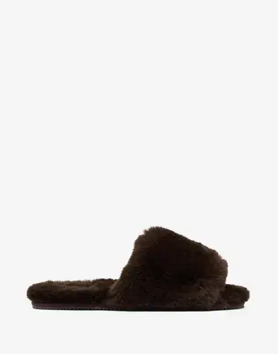 Nelly Nelly - Brun - Cosy Faux Fur Slipper