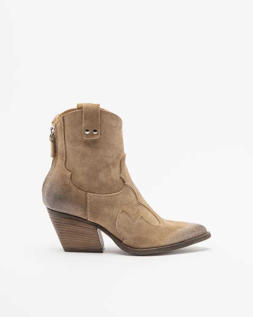 PROF PROF M702M49 Taupe Ankle Boots