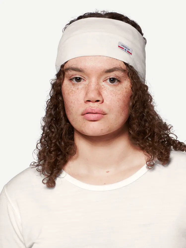 Devold Devold - Breeze Plus Merino 200 Headband - One size - Hvit