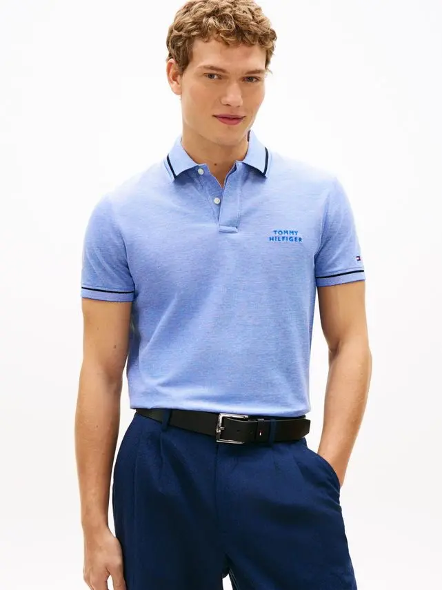 Tommy Hilfiger OXFORD TWO TONE REG PLACKET