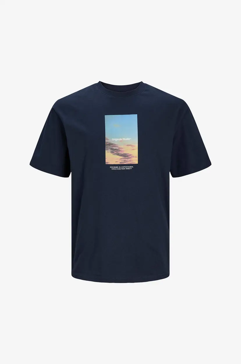 Jack & Jones Junior T-skjorte jorVesterbro Picture Tee SS Crew JN - Blå