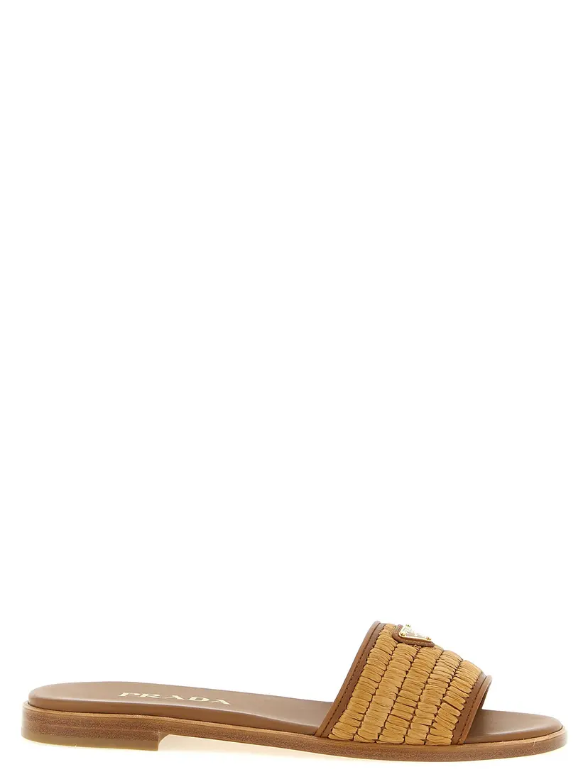 Prada Prada Flip flops – Brun