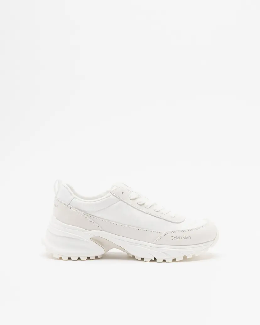 Calvin Klein Calvin Klein Hike Runner Casual Ny-Su Aqp Wn White Sneakers