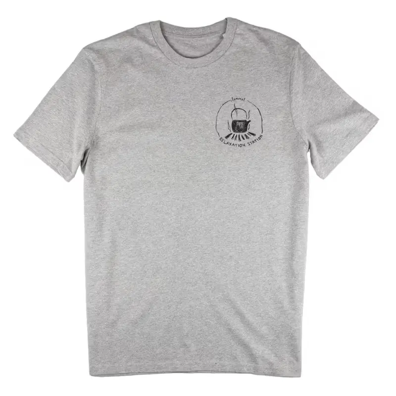 Lemmel Kaffe Lemmel Kaffe T-Shirt Relaxation Station Heather Grey