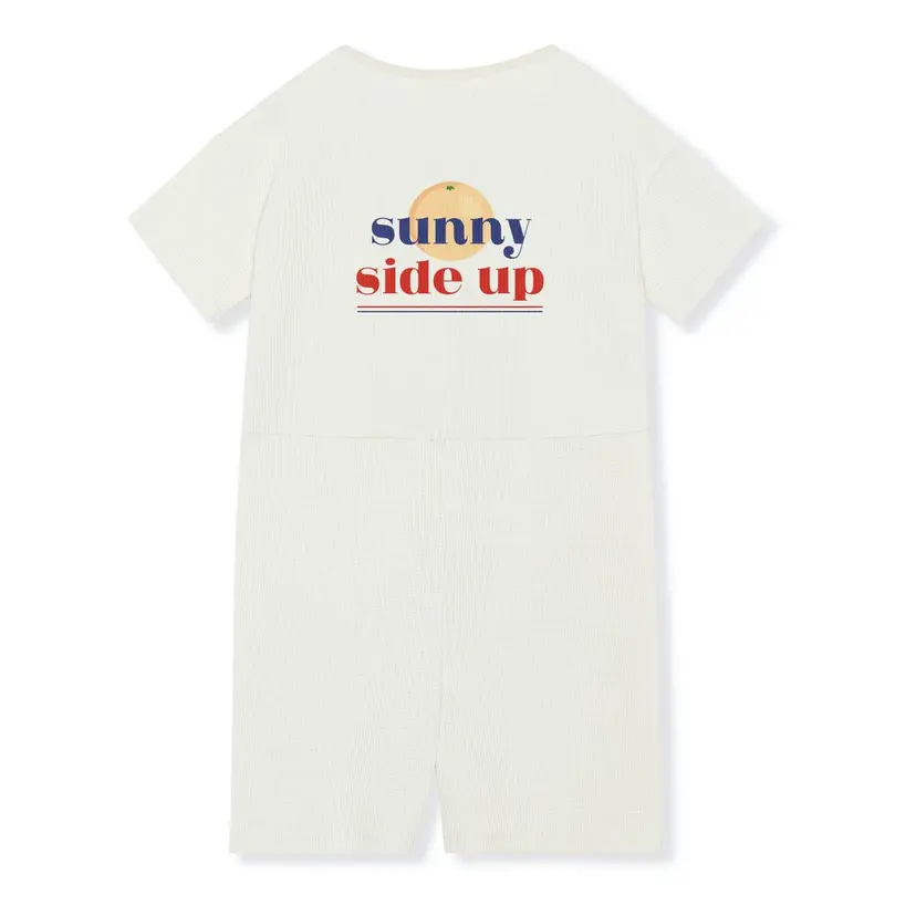 Konges Sløjd Konges Sløjd Wavy Jumpsuit  Lemon Icing (80 / 1 år)
