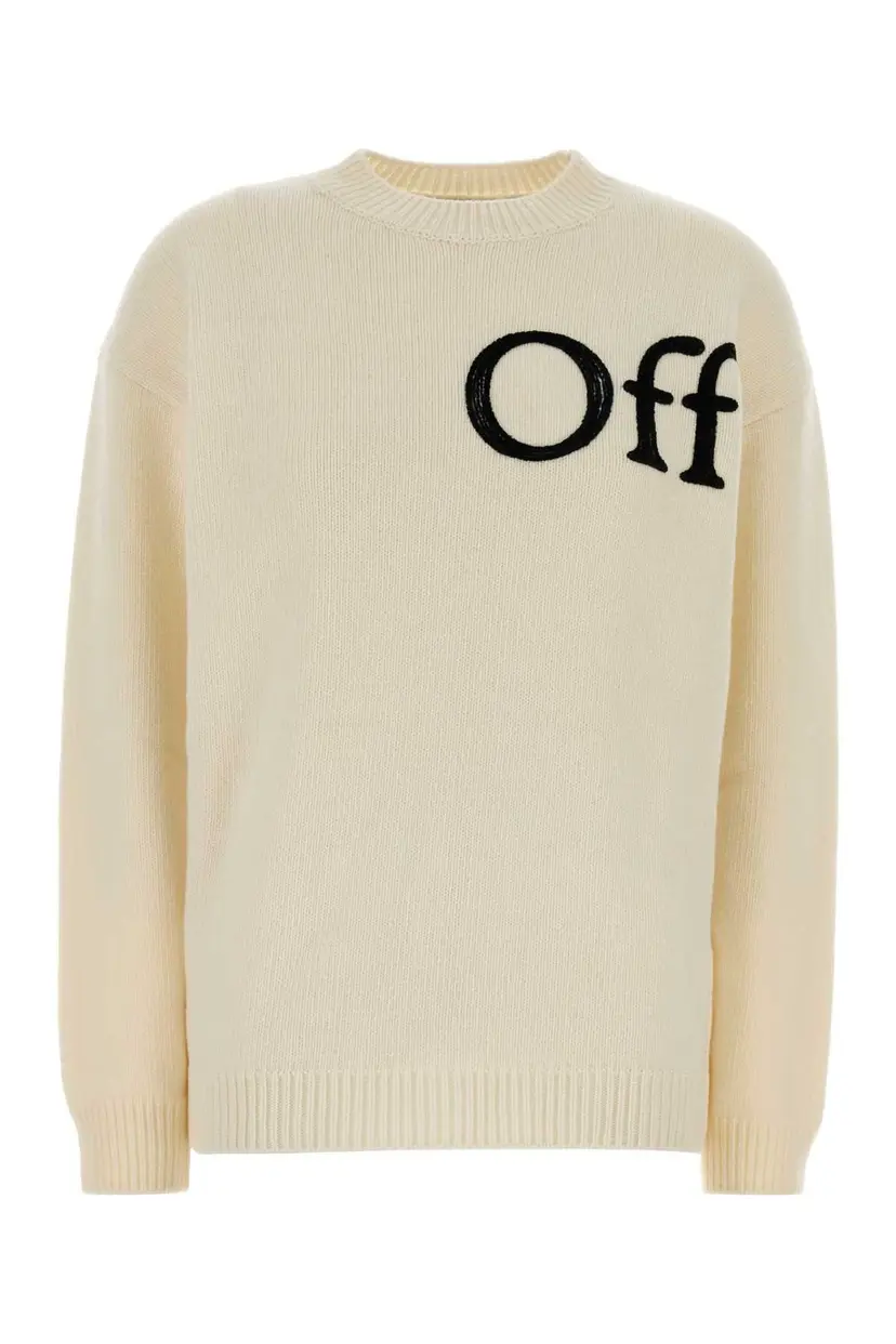 Off White Off-White Strikkegensere – Hvit