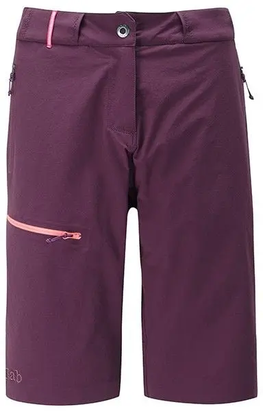 Rab Rab W's Raid Shorts Eggplant