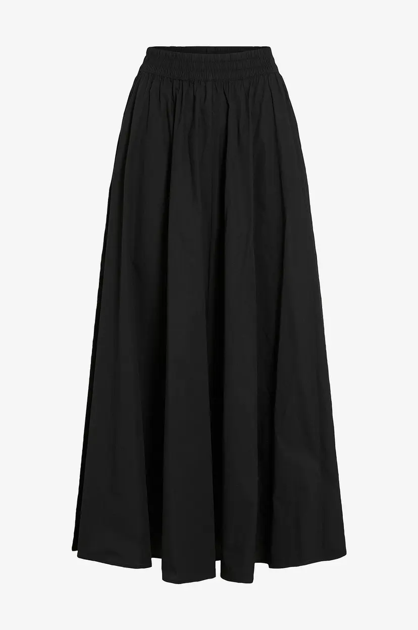 Vila Skjørt viValencia HW Ankle Skirt - Svart