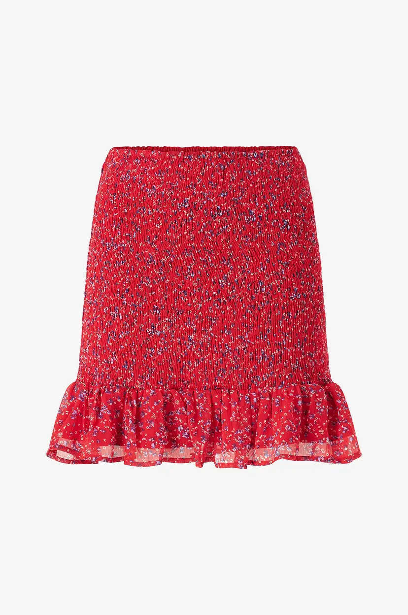 Pieces Skjørt pcMynte HW Skirt - Rød