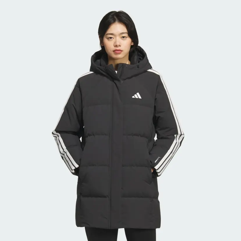 Adidas WOMEN 3 STRIPES MID LENGTH DOWN JACKET