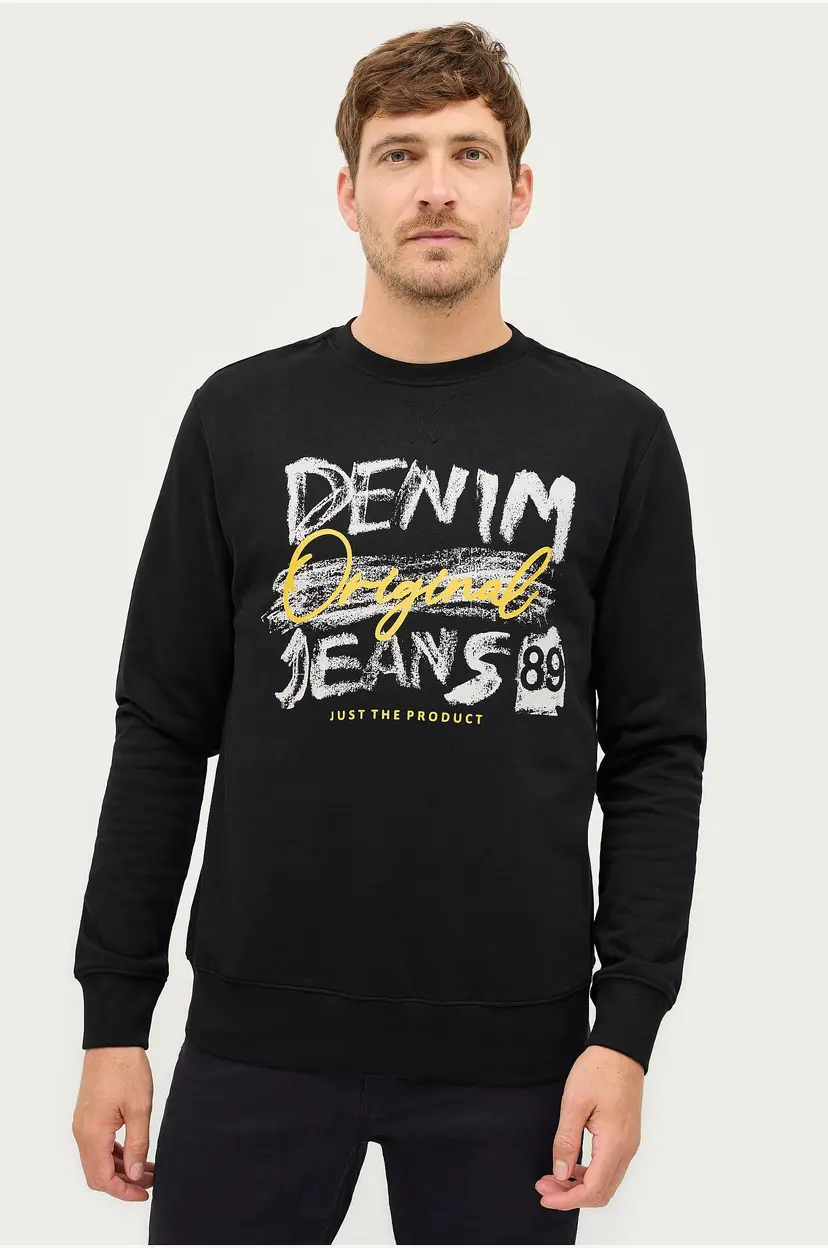 Ellos Collection Collegegenser Hank - Svart