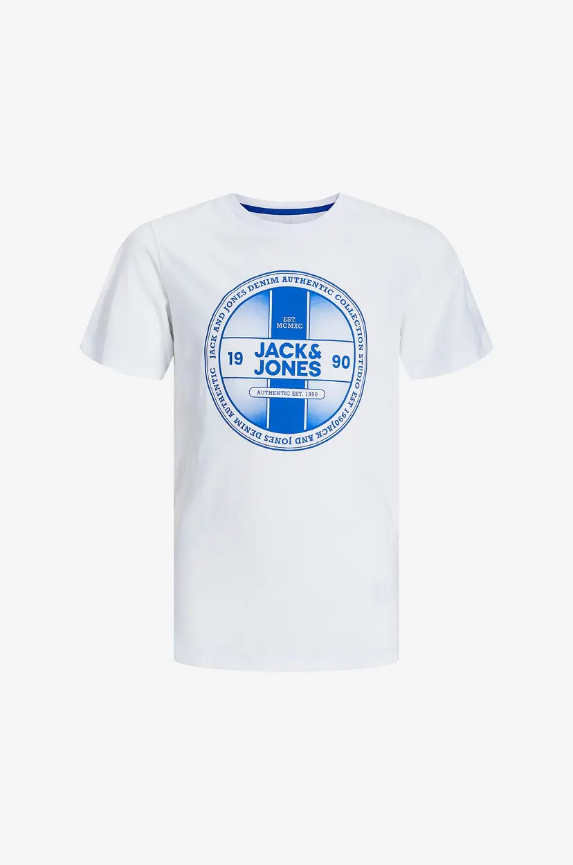Jack & Jones Junior T-skjorte jjRio Tee SS Crew Neck Jnr - Hvit