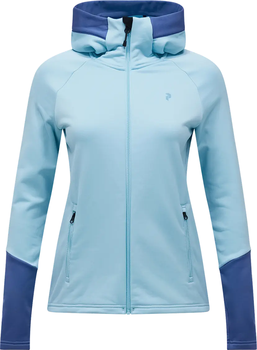 Peak Performance Peak Performance Women's Rider Essentials Zip Hood Snowmelt/Summit Sky