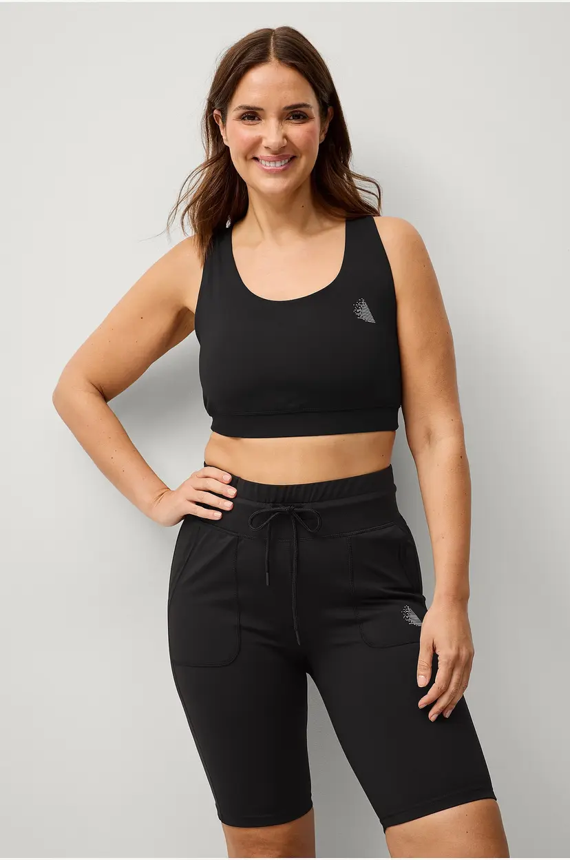 Zizzi Treningsshorts aHazel Shorts - Svart