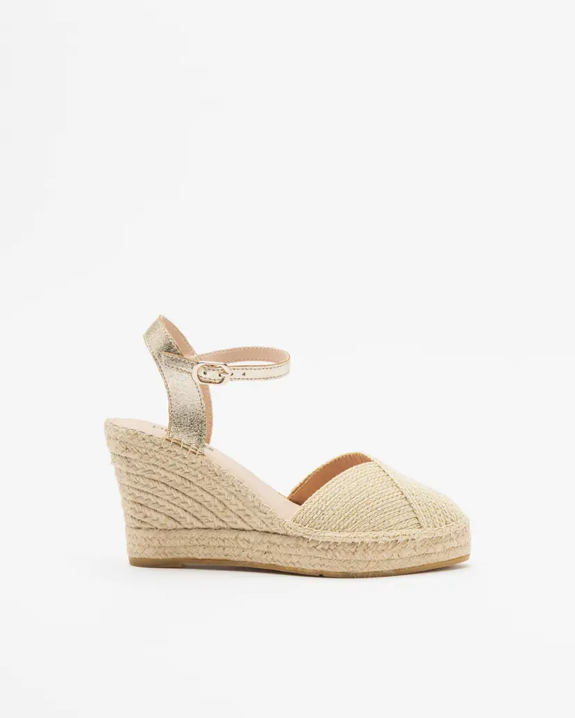PROF PROF DENIS 5 Beige Wedge sandals
