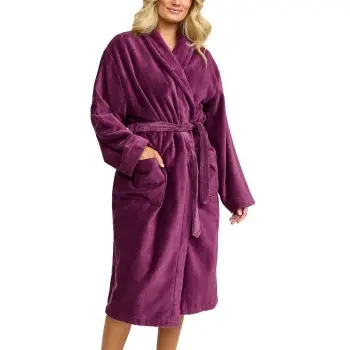 Damella Damella Unisex Torekov Robe Plomme bomull X-Large Dame