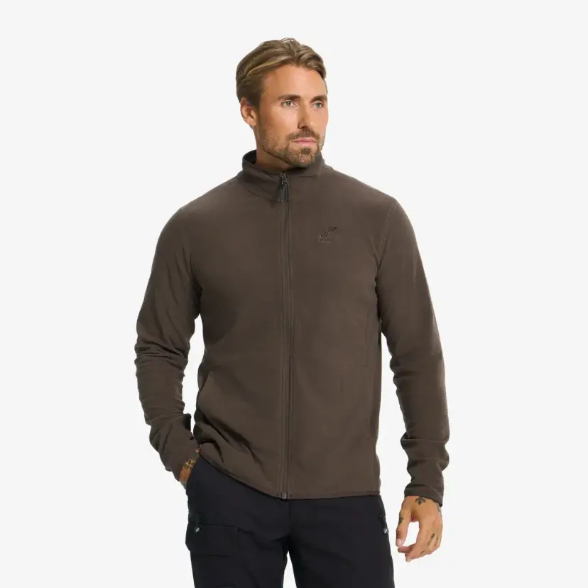 bluesign® Hiker Full-Zip Fleece - Herre - Chocolate Brown