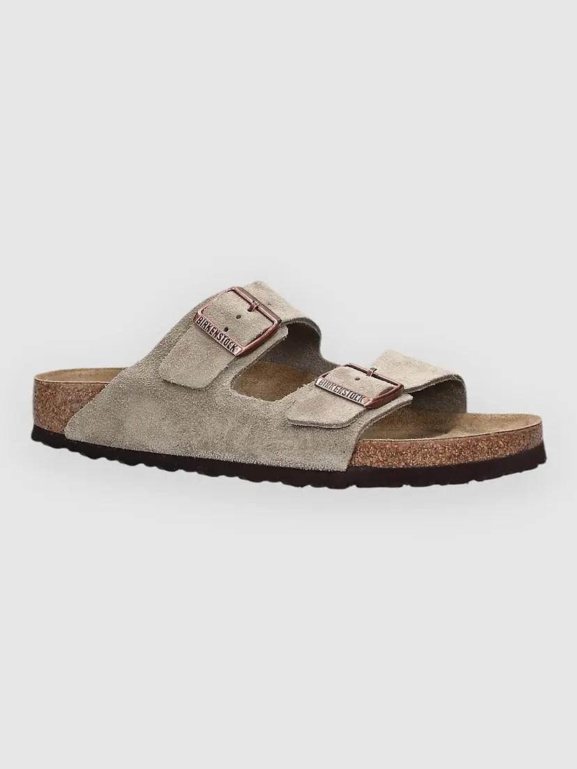 Birkenstock Birkenstock Arizona Suede Leather Sandaler brun