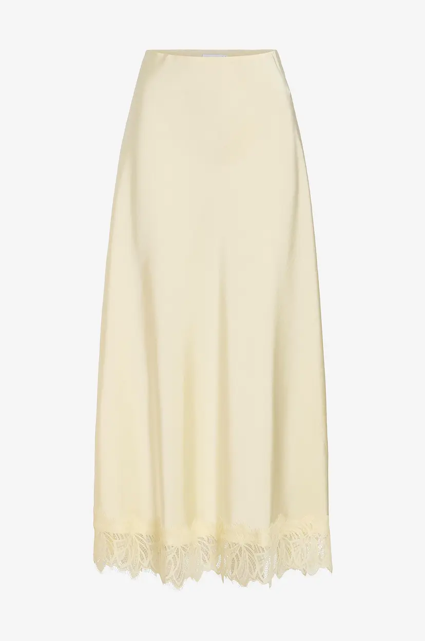 Vila Maxi skjørt Vilea Ankle Skirt - Gul