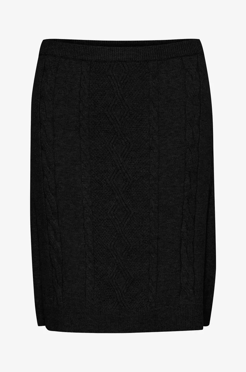 Cream Skjørt crDela Short Knit Skirt - Svart