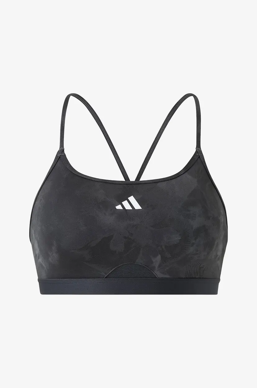 Adidas Sport Performance Sports-BH Aer LS Aop Bra - Grå