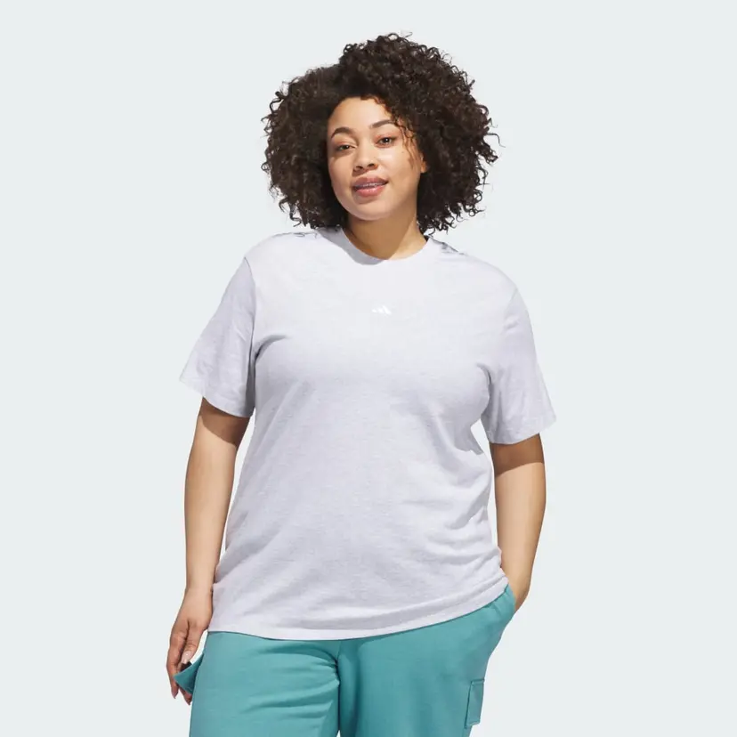 Adidas Small Logo T-skjorte (store størrelser)