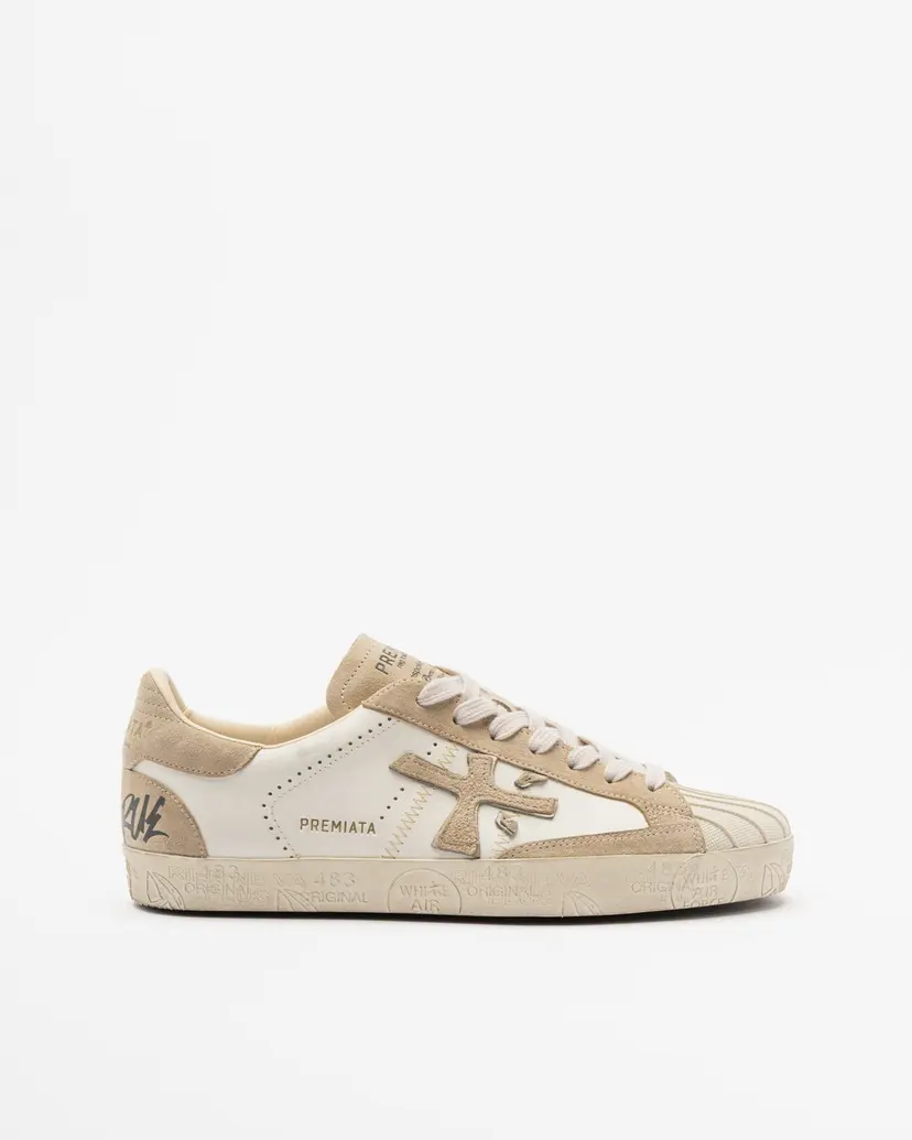 Premiata Sapatilhas brancas Premiata STEVEN8480 Branco