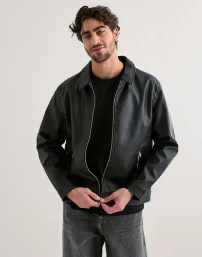 Jack & Jones Jack & Jones Jjecasablanca Pu Jacket Noos Skinnjakker Svart