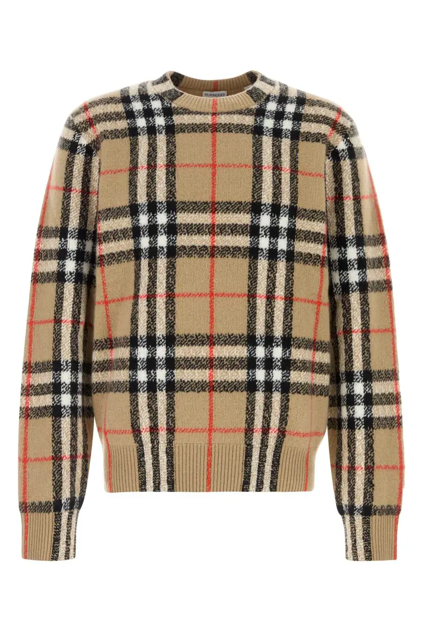 Burberry Burberry Strikkegensere – Beige