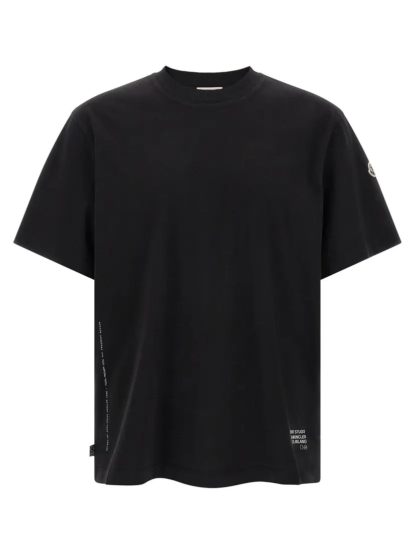Moncler Moncler T-skjorter – Svart
