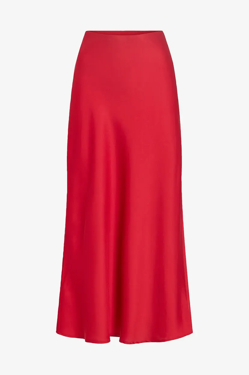 Vila Maxi skjørt viEllette HW Long Skirt - Rød