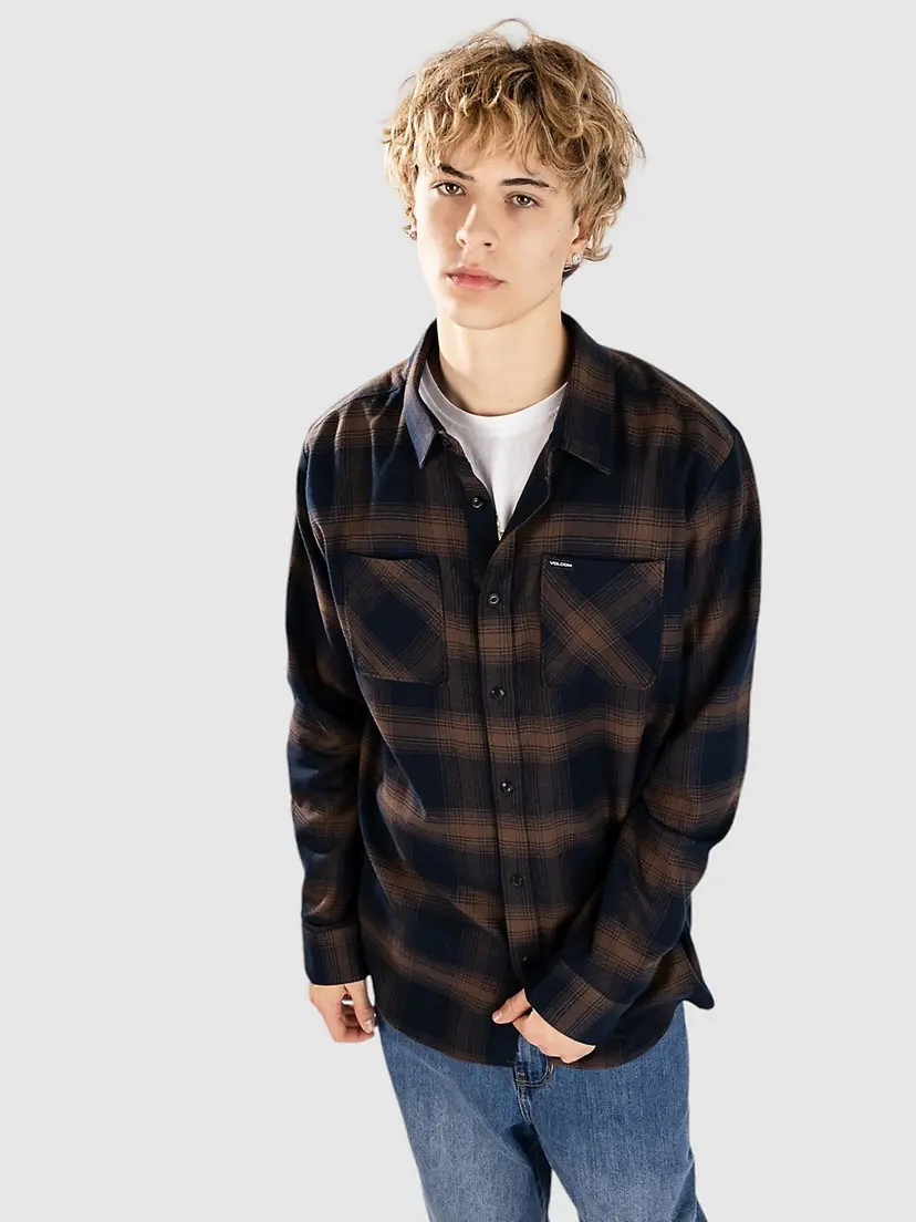 Volcom Volcom Netastone Flannel Skjorte svart