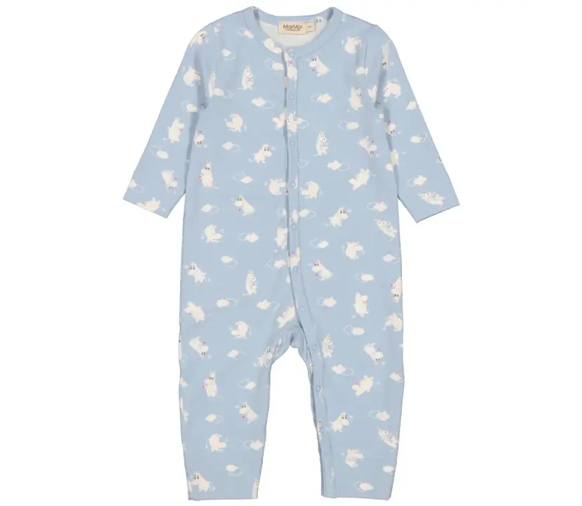 Marmar Copenhagen MarMar Romper Modal Smooth Print Ruka Blå Moomin (98 /3 år)