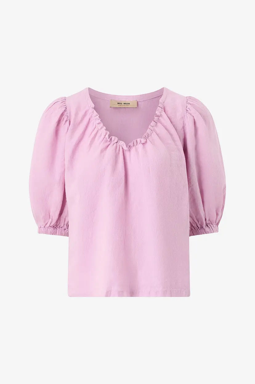 Mos Mosh Bluse mmTaissa Linen Blouse - Rosa