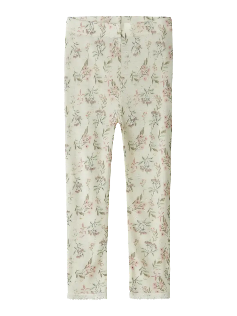 NAME IT Ullleggings "WANG" Mini Snow White Blomster