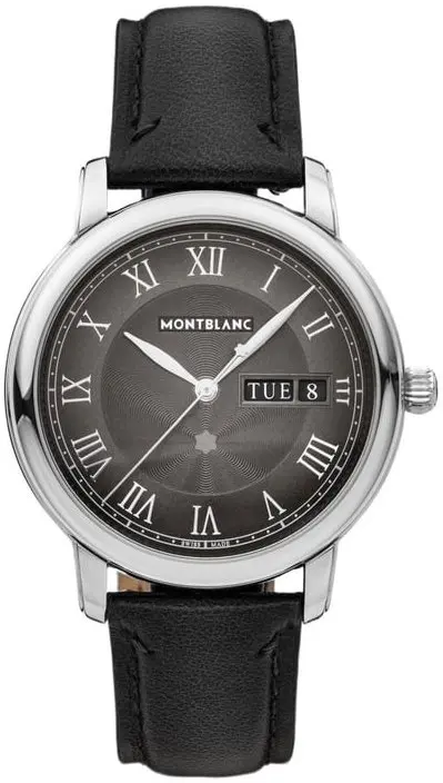 Montblanc Montblanc Herreklokke 134296 Star Legacy Grå/Lær Ø39 mm