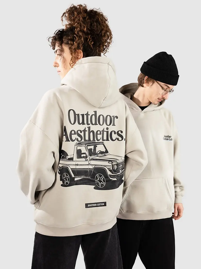 Another Cotton Lab Another Cotton Lab Outdoor Aesthetics Washed Hettegenser svart