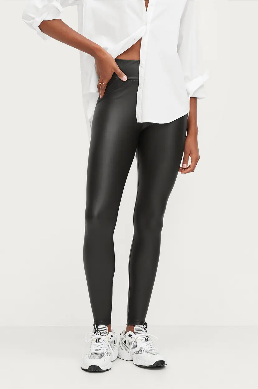 Ellos Collection Leggings i PU - Svart