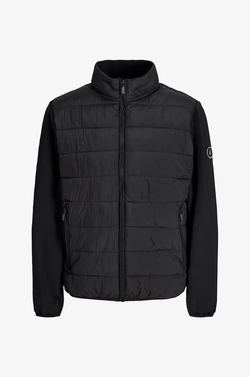 Jack & Jones Plus Pufferjakke Jjetate Hybrid Jacket SN Pls - Svart