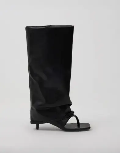 Nelly Nelly - Svart - Spring Thong Boot