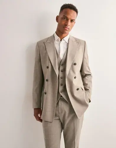 Selected Men Selected Men Slhslim-Oasis Sun Db Blz Blazere Beige