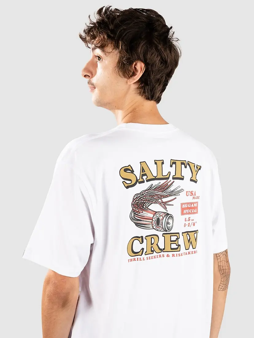 Salty Crew Salty Crew Lured Classic T-skjorte hvit